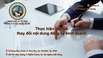 THAY ĐỔI NỘI DUNG ĐĂNG KÝ KINH DOANH title=