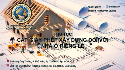 CẤP GIẤY PHÉP XÂY DỰNG ĐỐI VỚI NHÀ Ở RIÊNG LẺ title=