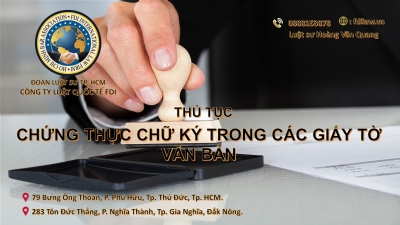 THỦ TỤC CHỨNG THỰC CHỮ KÝ TRONG CÁC GIẤY TỜ, VĂN BẢN title=